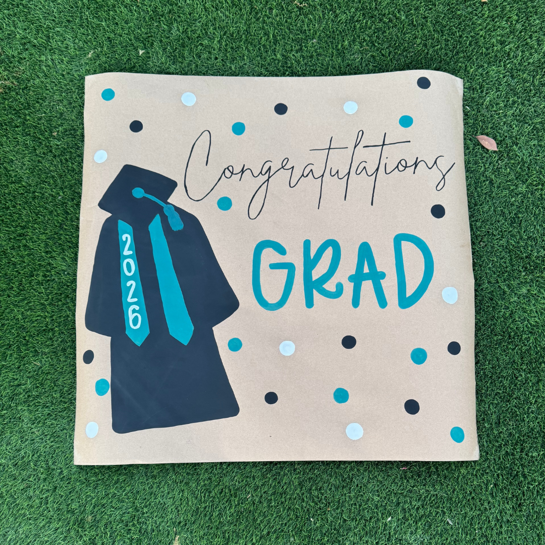 Cap and Gown Banner – Class of 2026