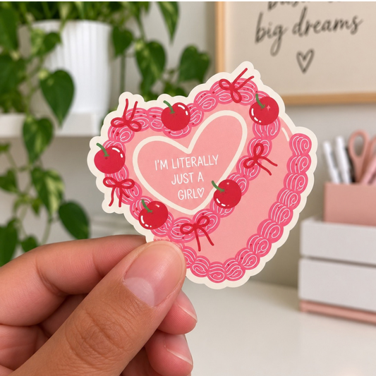 Heart Cake Sticker