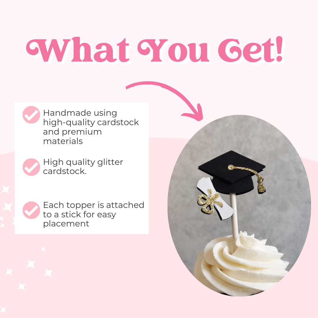 Senior 2026 Cupcake Toppers