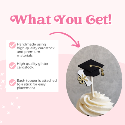 Senior 2026 Cupcake Toppers
