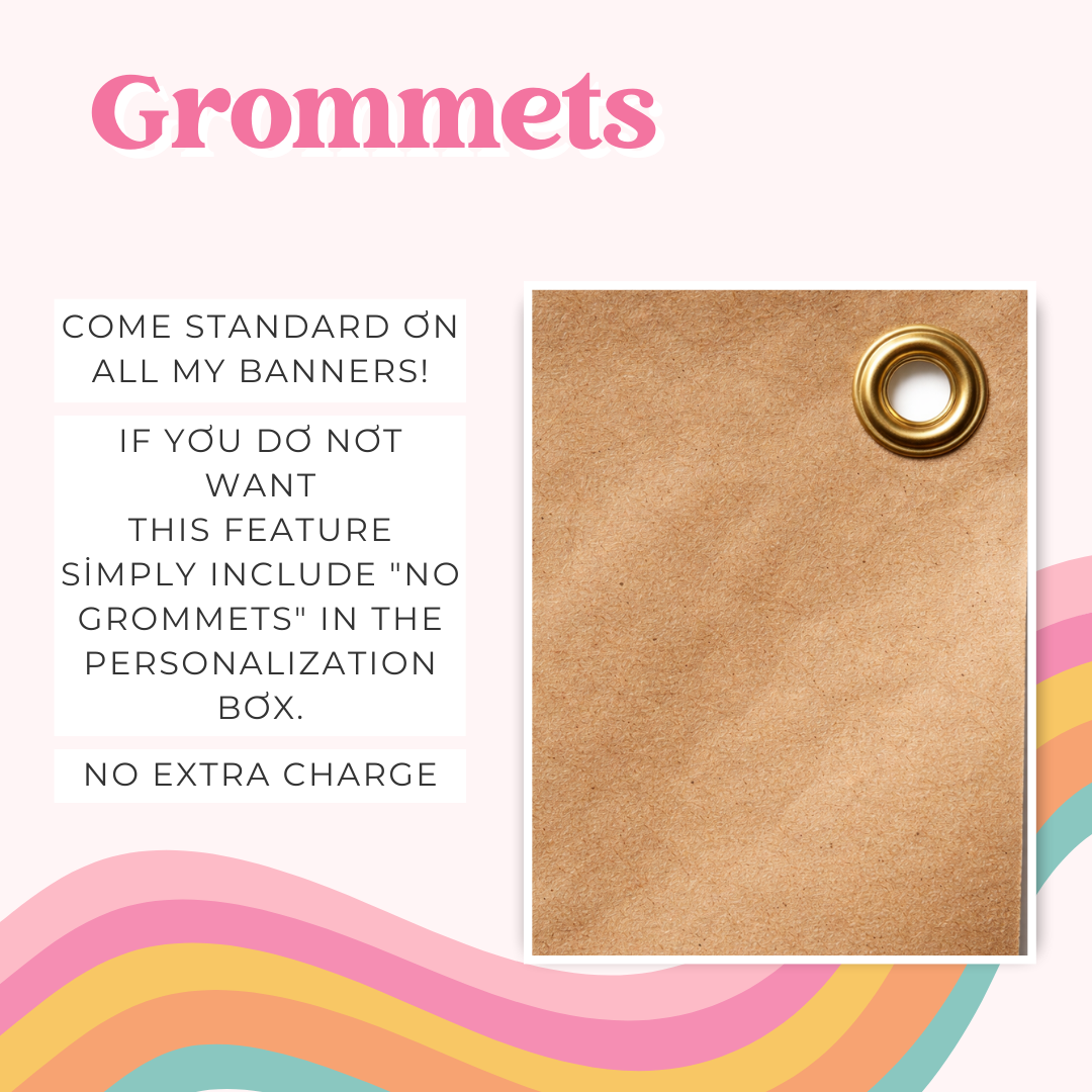 Hand Painted Custom Banner