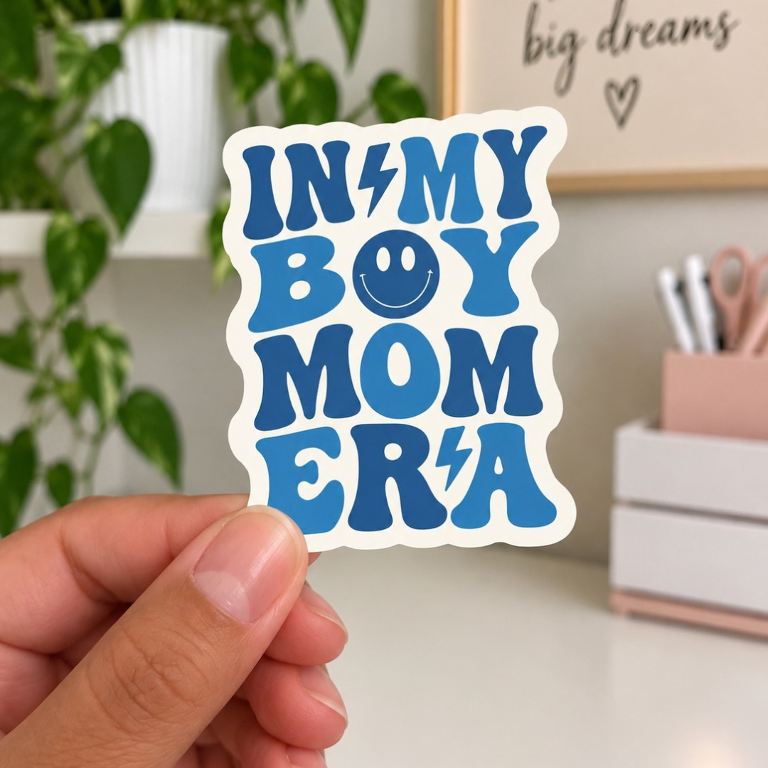 Boy Mom Sticker