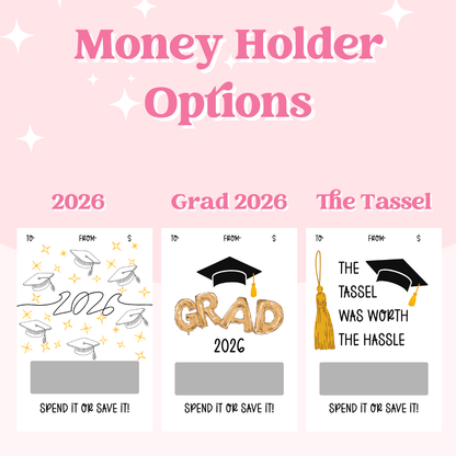 Graduation Money Holder Card