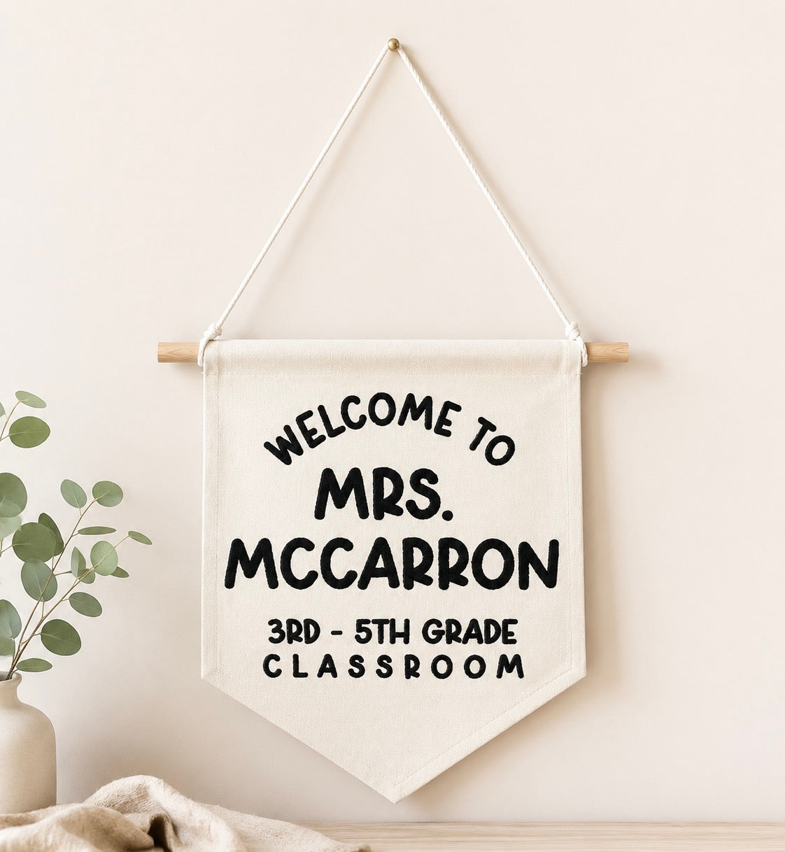 Custom Classroom Canvas Banner